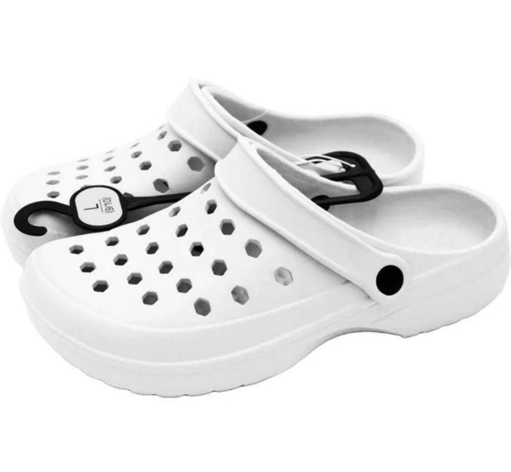 Men’s/Adult Clogs White /SZ:9-10